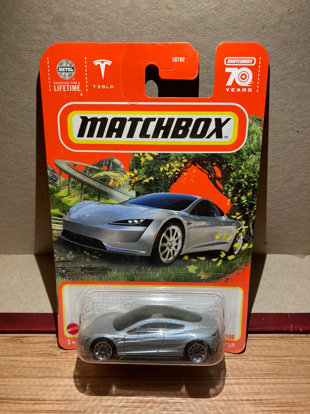 Matchbox / Tesla Roadster / Silver