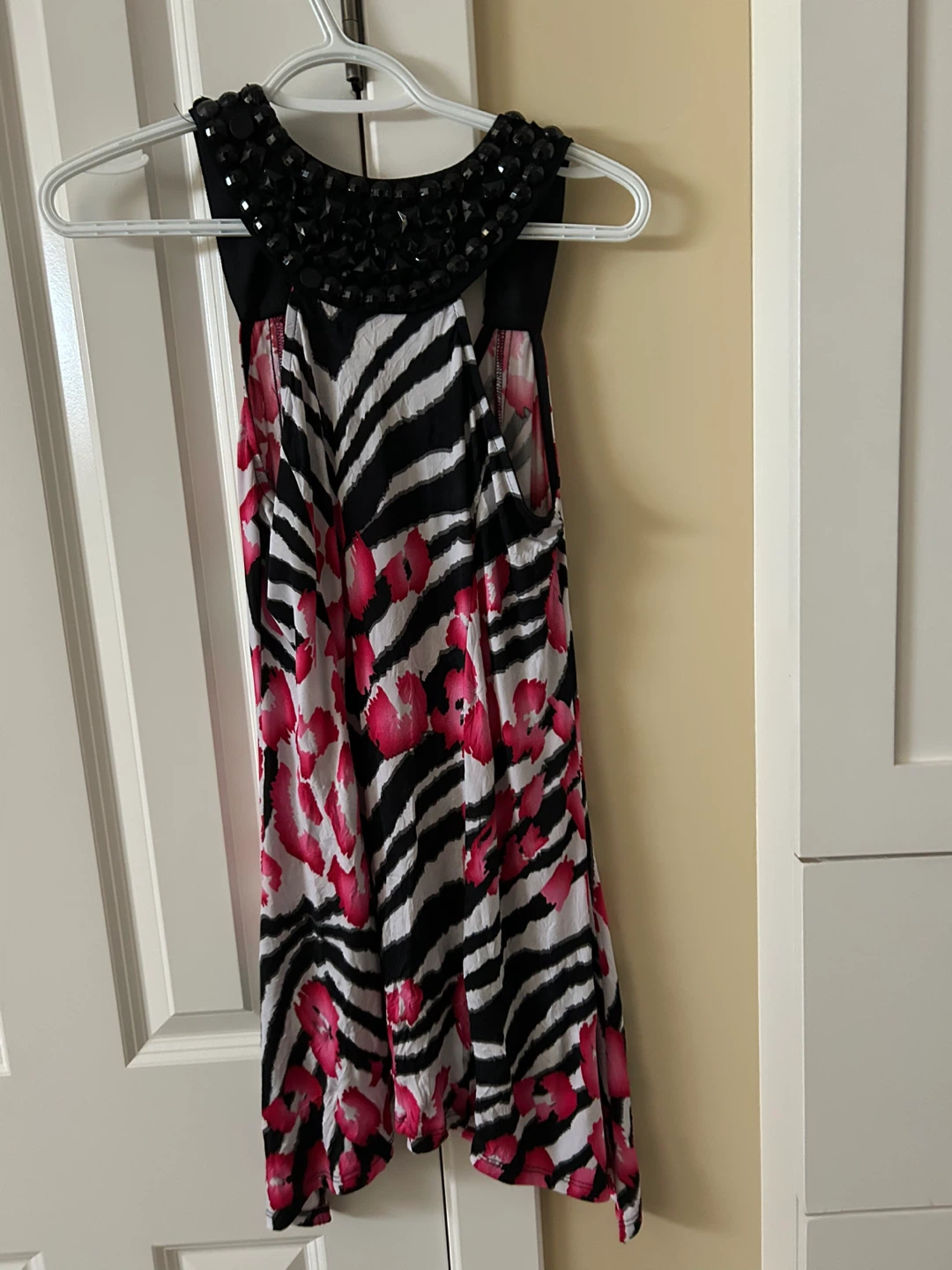 Nuedia Women's Tank Top - Zebra & Pink Print - photo 2