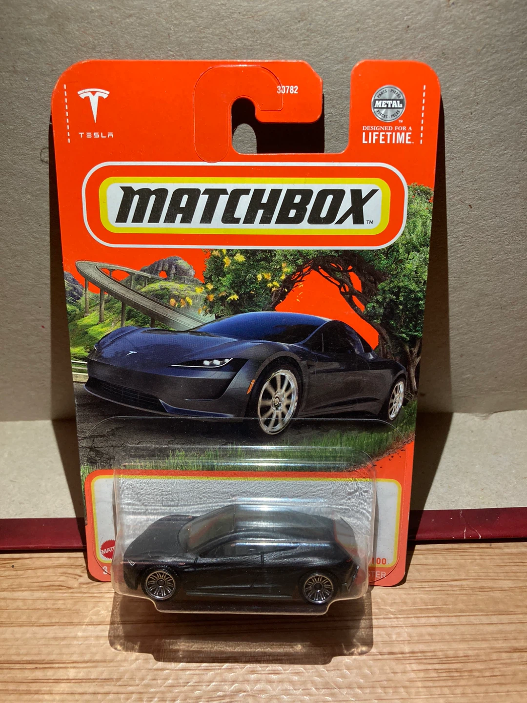Matchbox / Tesla Roadster / Matte Black