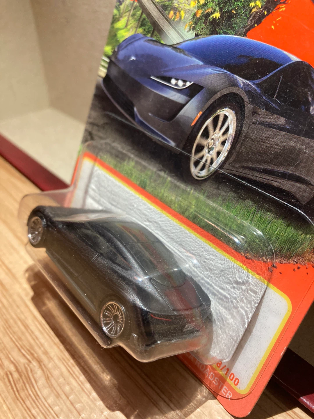 Matchbox / Tesla Roadster / Matte Black - photo 3
