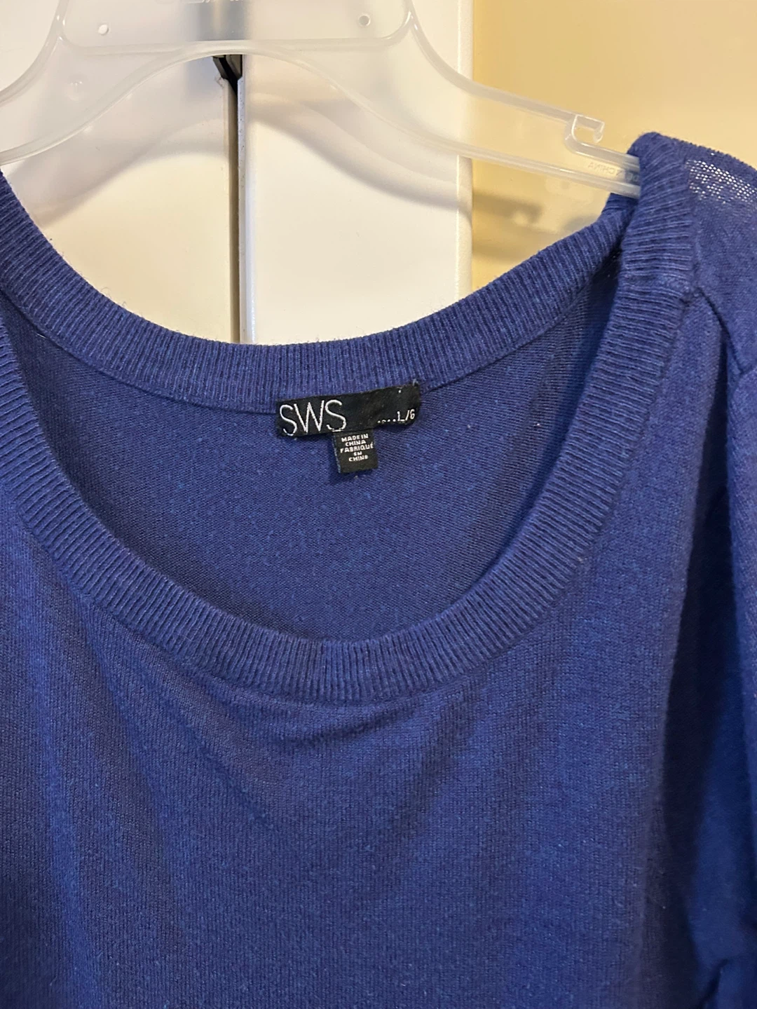 SWS Blue Long Sleeve Sweater - L - photo 2