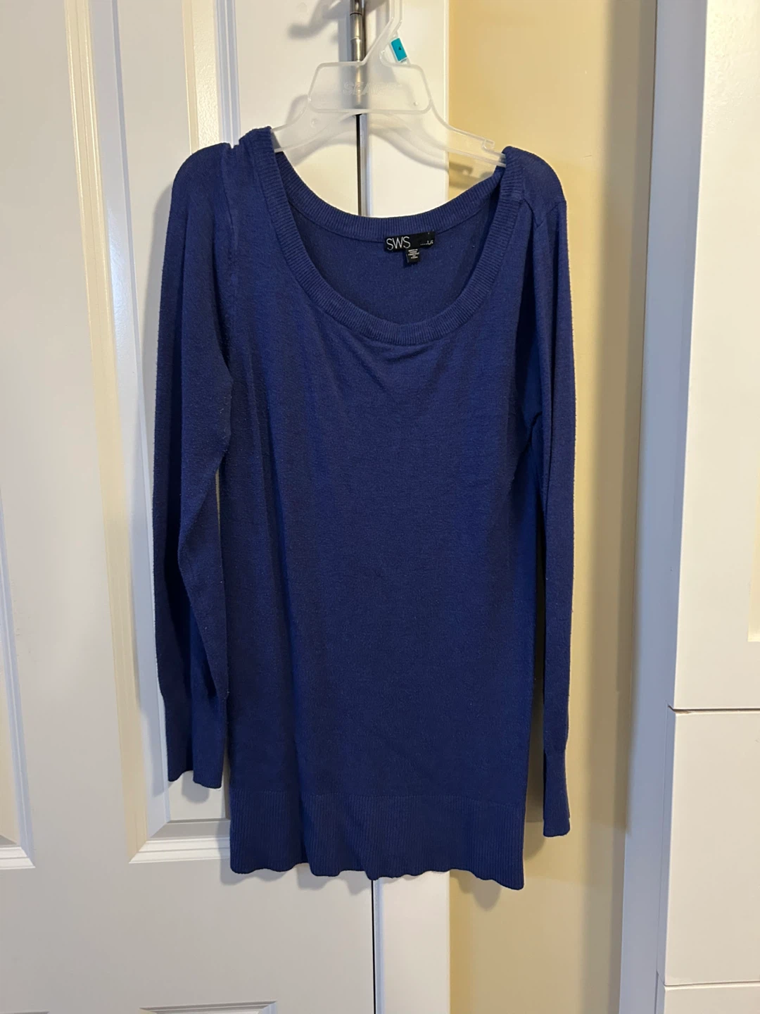 SWS Blue Long Sleeve Sweater - L