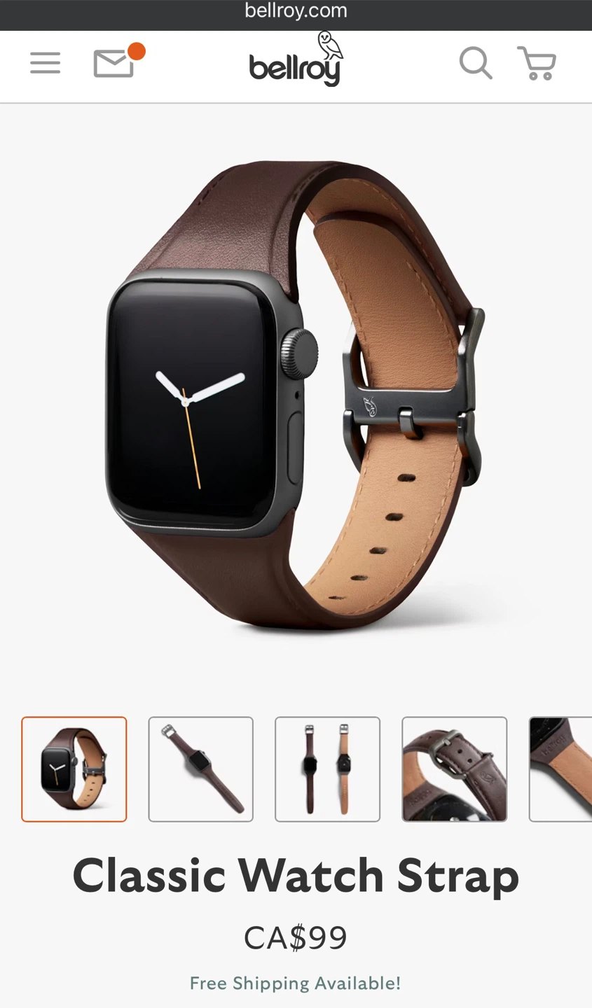 Bellroy (Leather) Classic Watch Strap