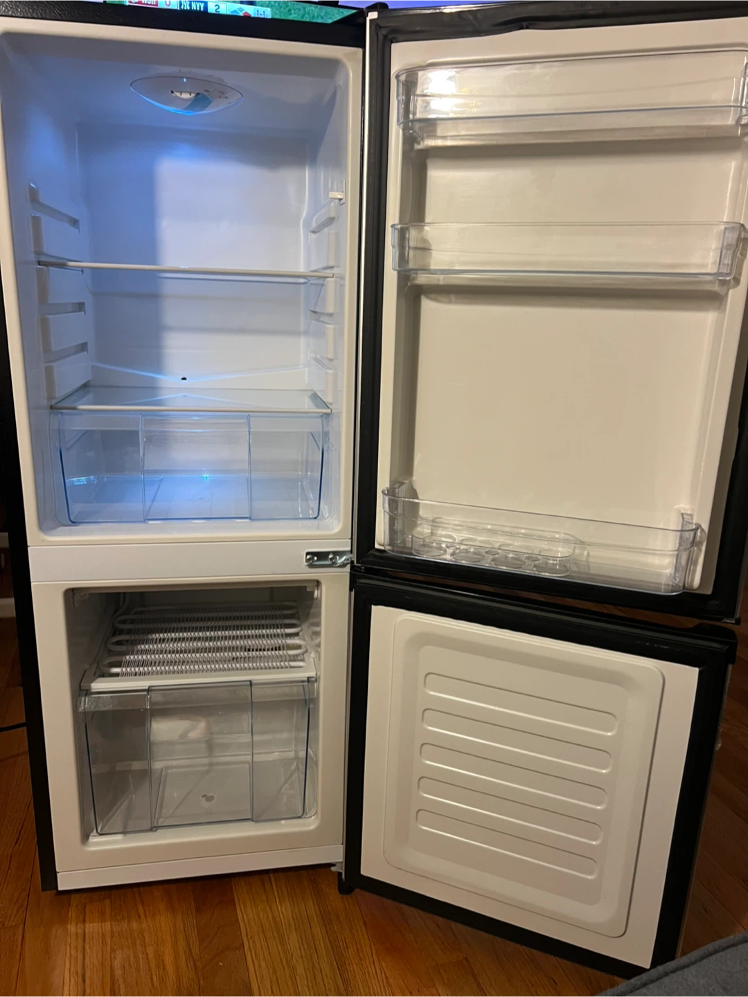 Compact Refrigerator - Black/Silver