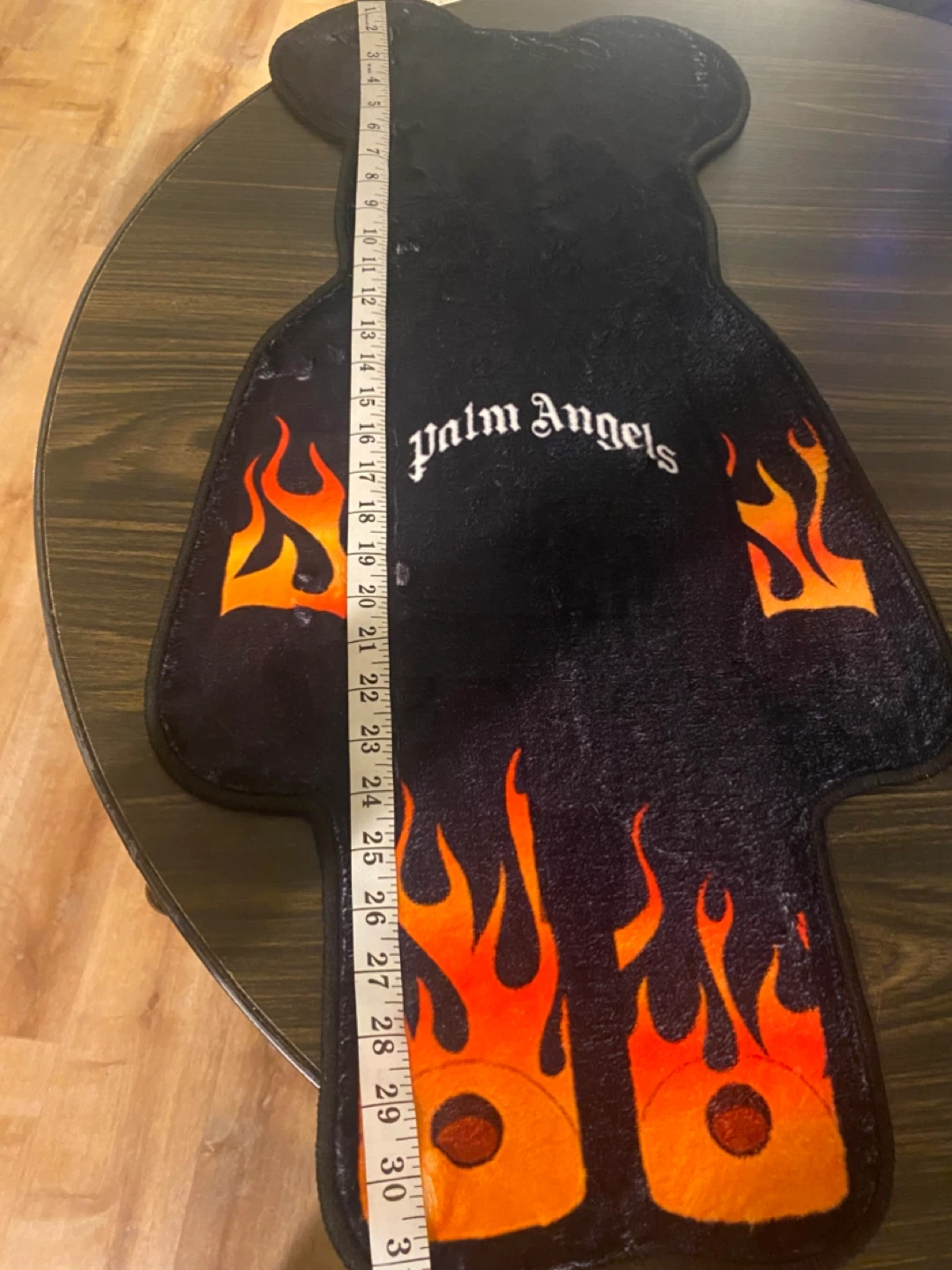 Palm Angels Bear Rug with Flames - photo 3