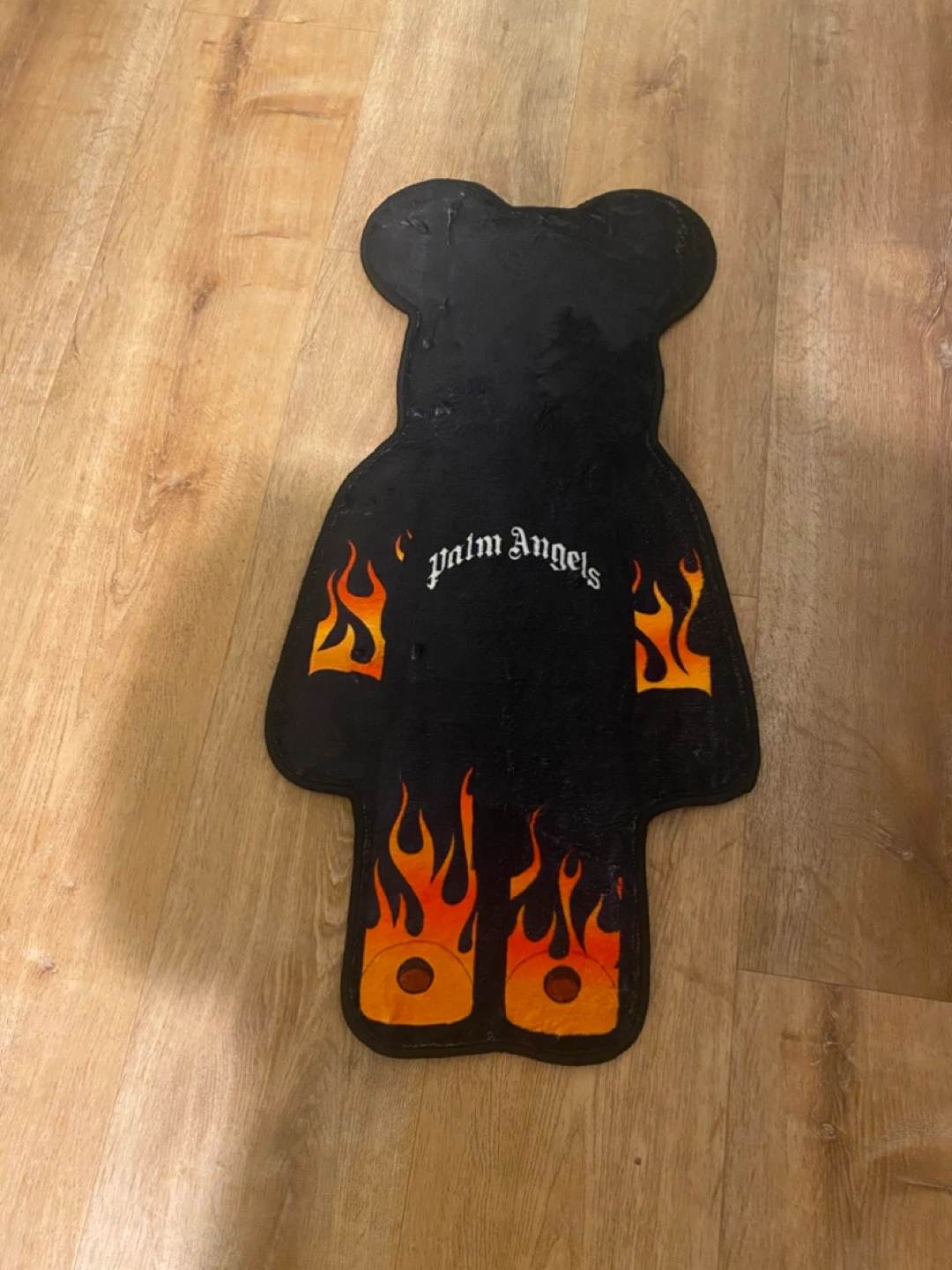 Palm Angels Bear Rug with Flames - photo 2