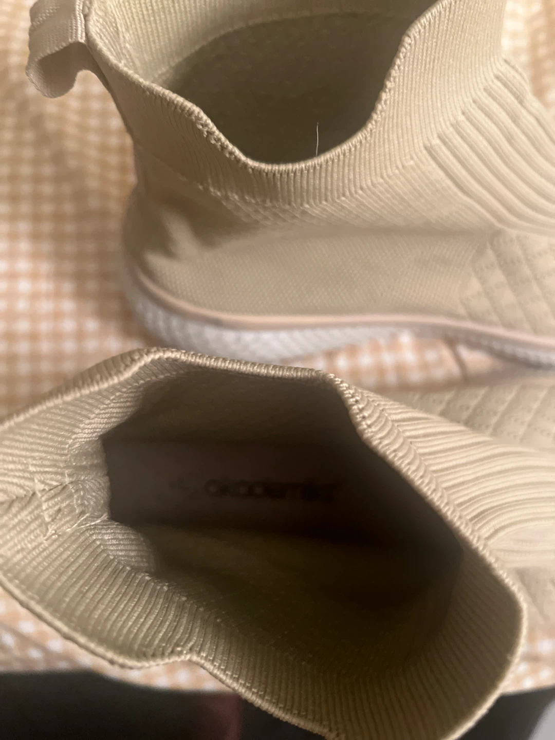 Akabami Knit Slip-On Sneakers - Beige - photo 3