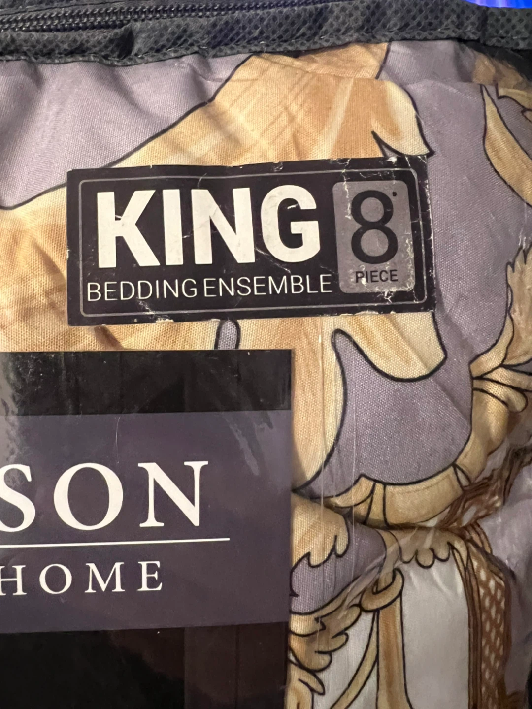 Madison Luxury Home King 8 Piece Complete Bedding Ensemble - photo 3