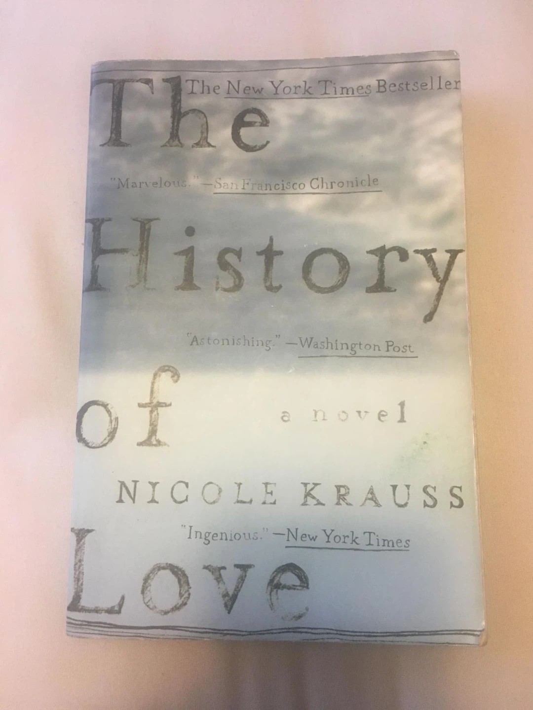 The History of Love by Nicole Krauss Novel