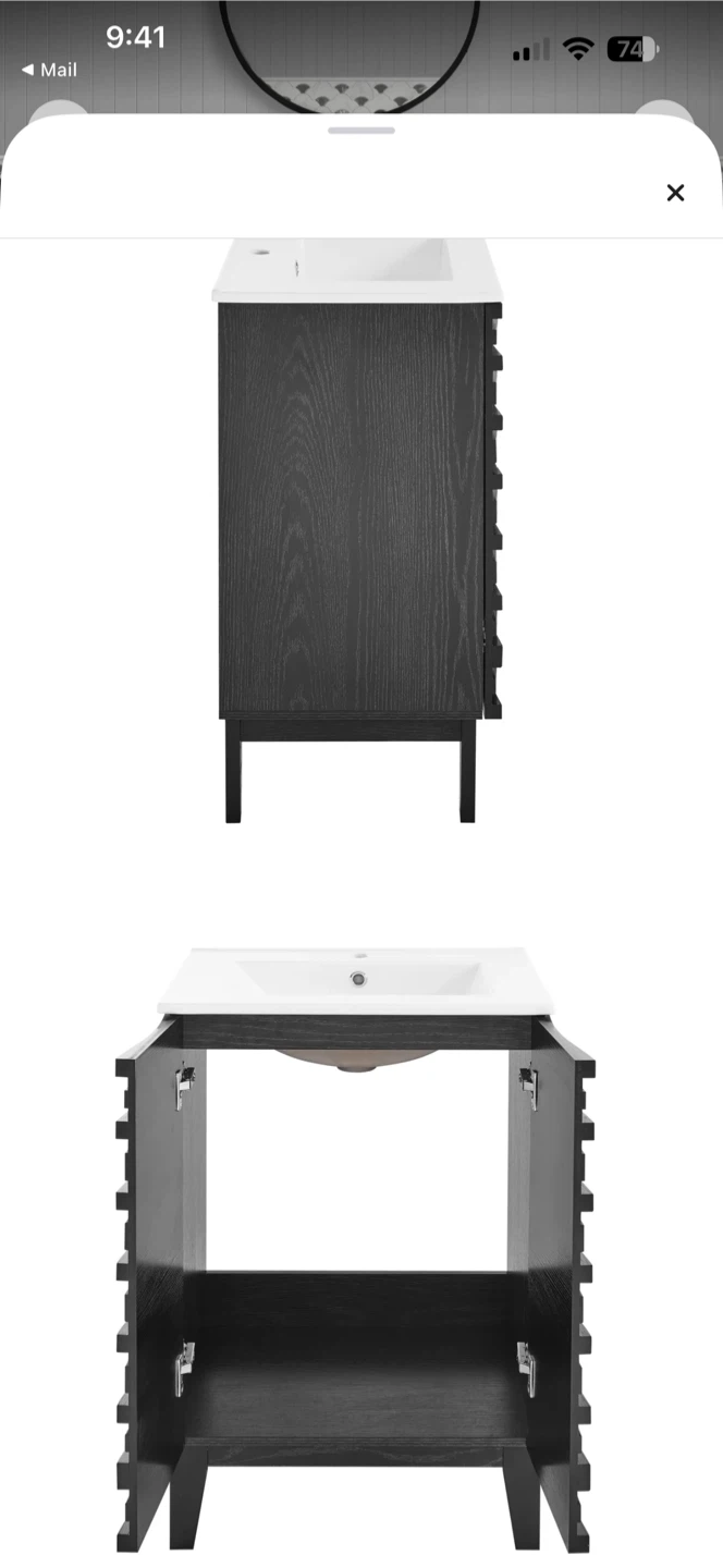 Swiss Madison Cascade Freestanding Vanity - photo 4