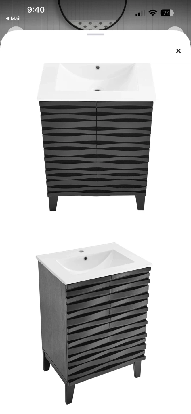 Swiss Madison Cascade Freestanding Vanity