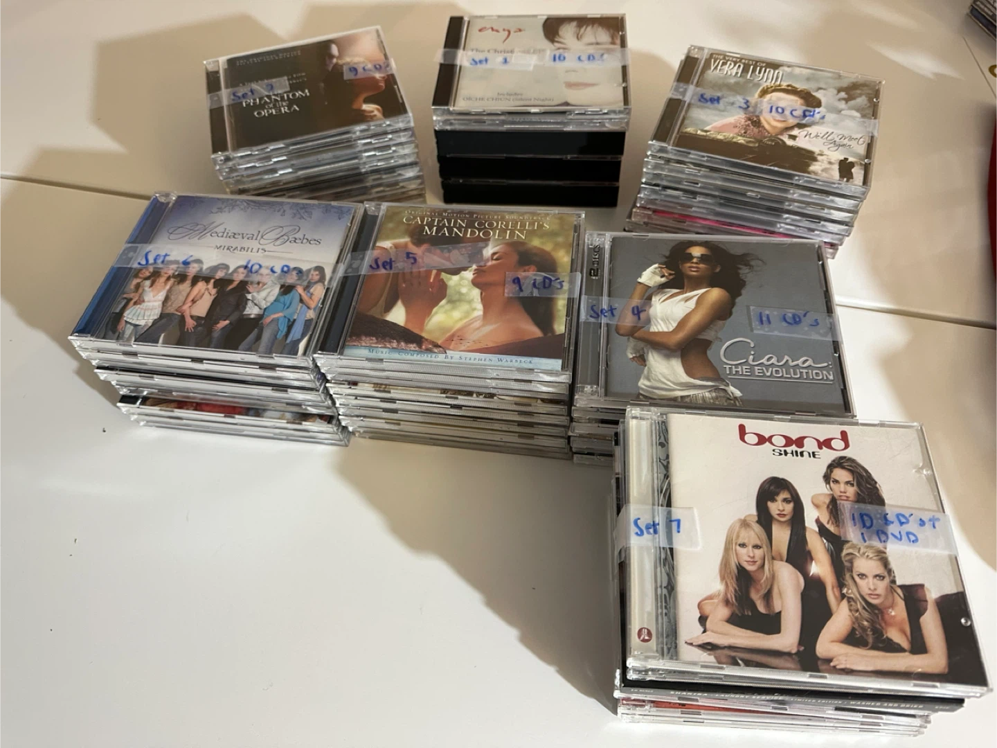 Assorted Music CDs (Set 1-7)