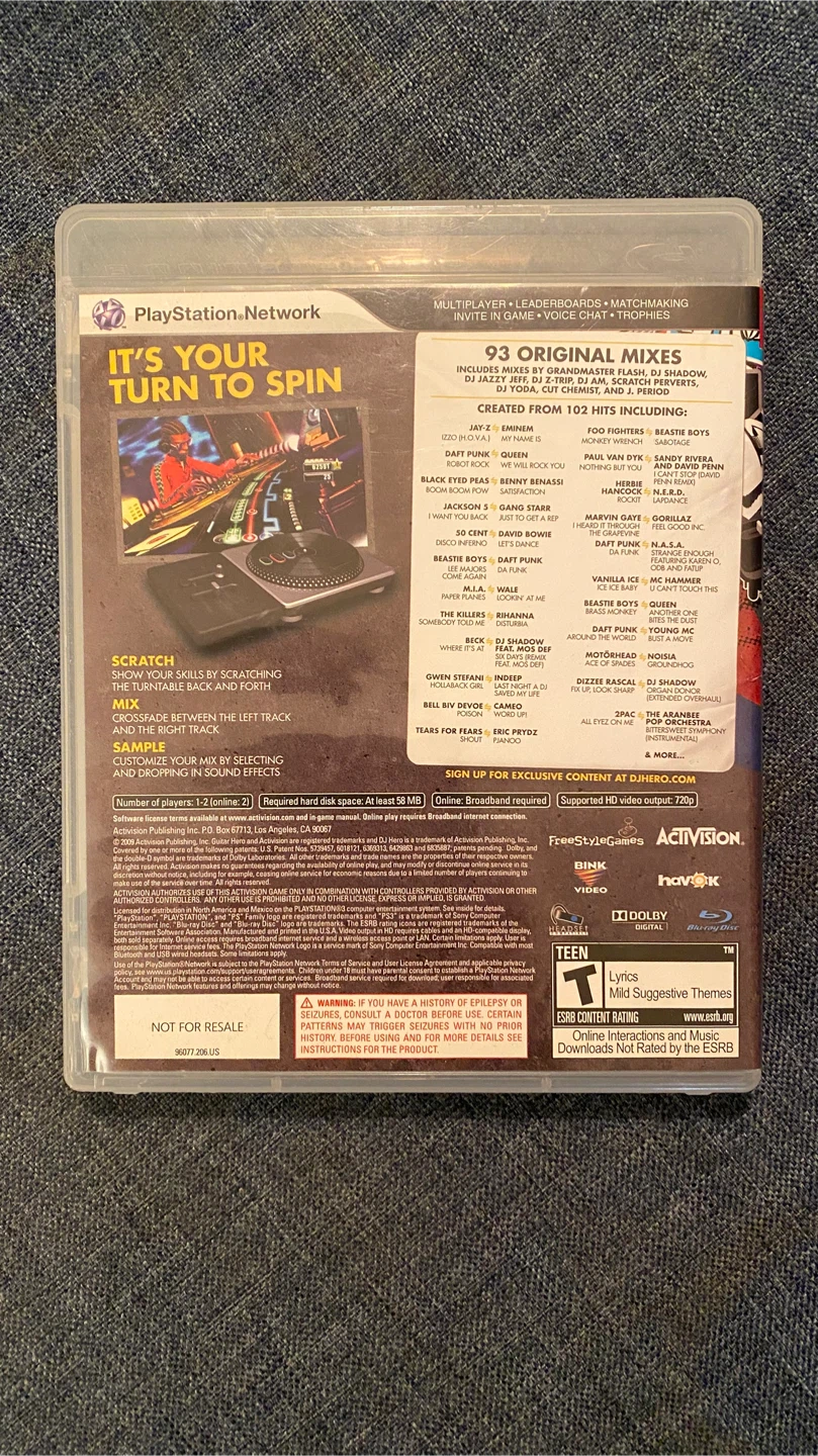 DJ Hero "Start the Party" Video Game for PlayStation 3 - photo 2