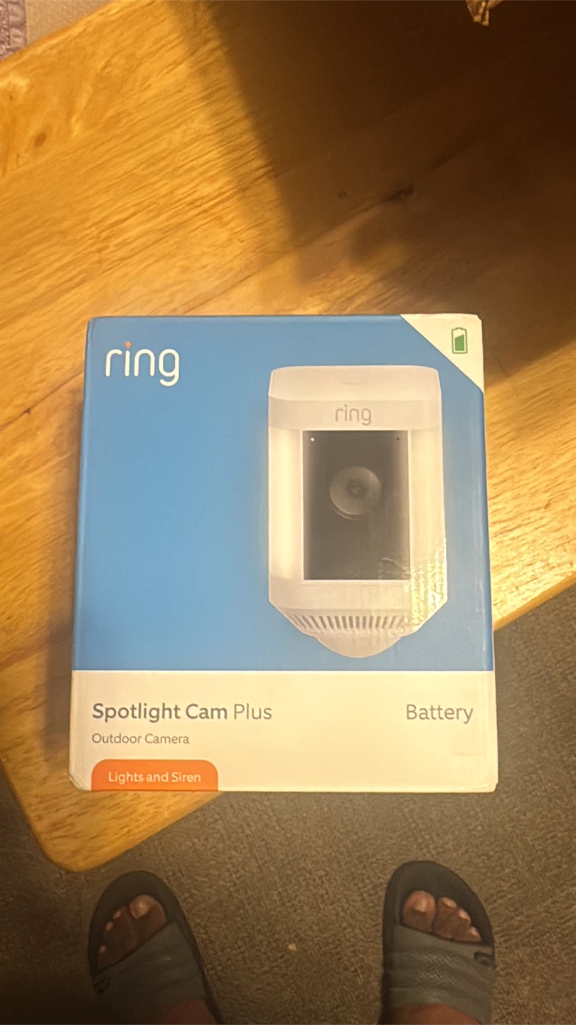 Ring Spotlight Cam Plus  Outdoor Security Camera set