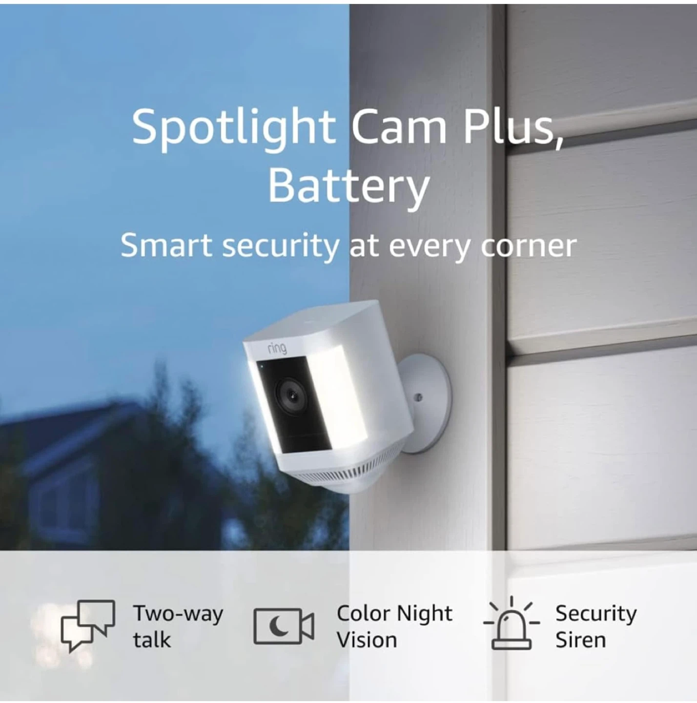 Ring Spotlight Cam Plus  Outdoor Security Camera set - photo 3