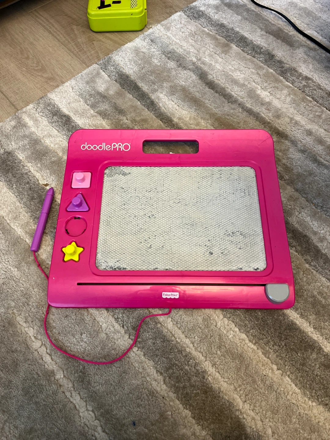 Fisher-Price DoodlePro Large Pink Drawing Board with Pen