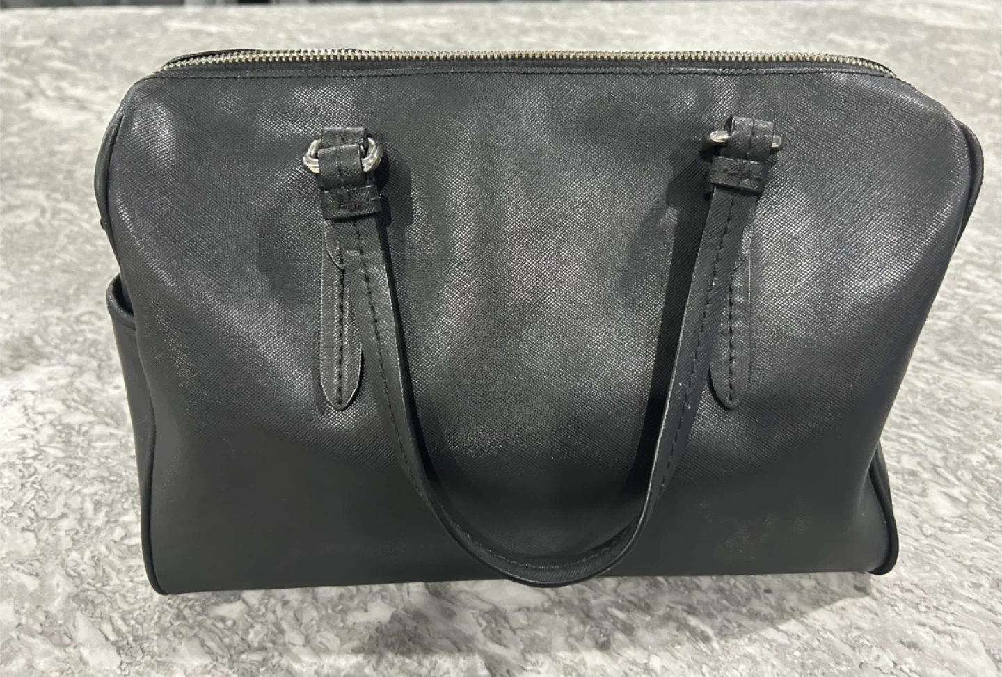 VGUC Coach Peyton Nancy Satchel – Black – Multiple Pockets - photo 4