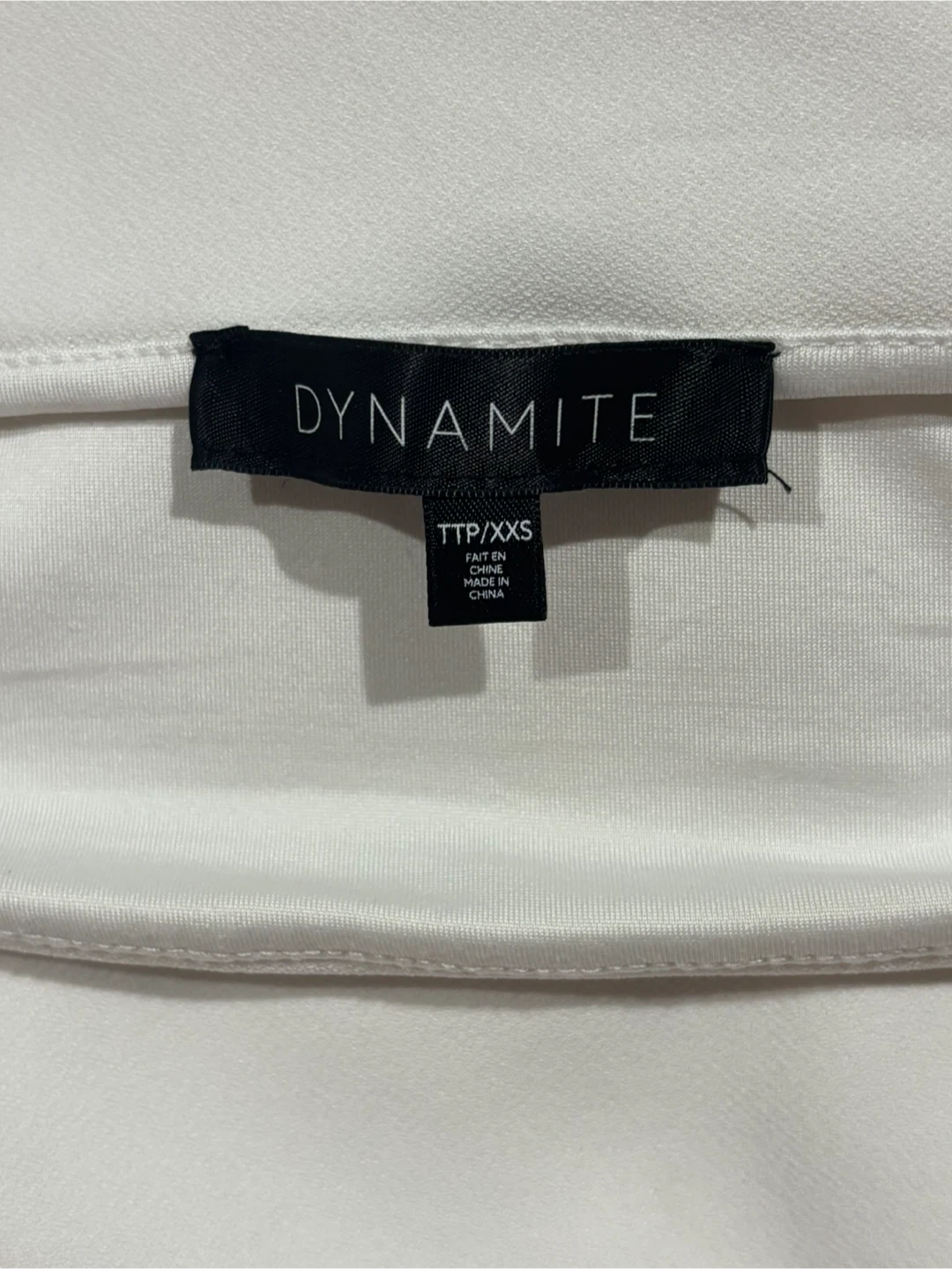 DYNAMITE White Cut-Out Long Dress - photo 2