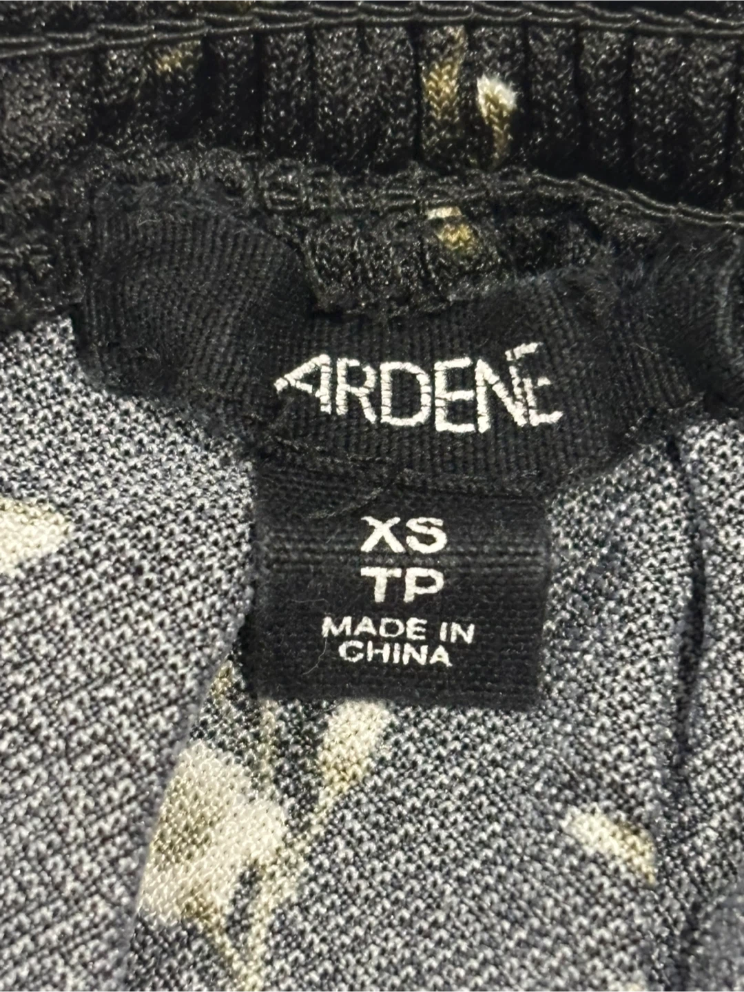 Ardene Black Floral Mini Skirt w Pockets XS - photo 2