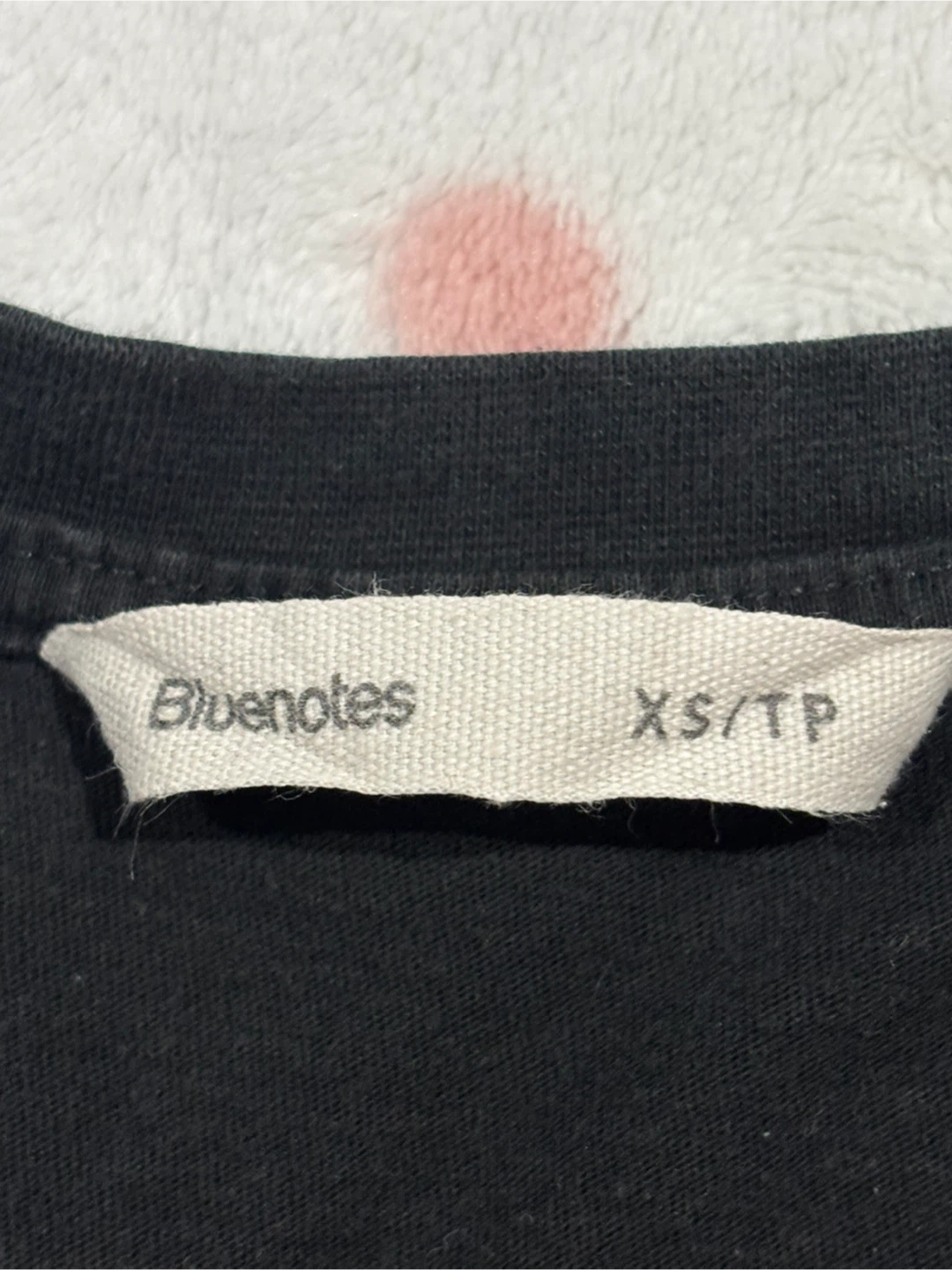 Bluenotes Black Cropped T-Shirt - XS/TP - photo 2