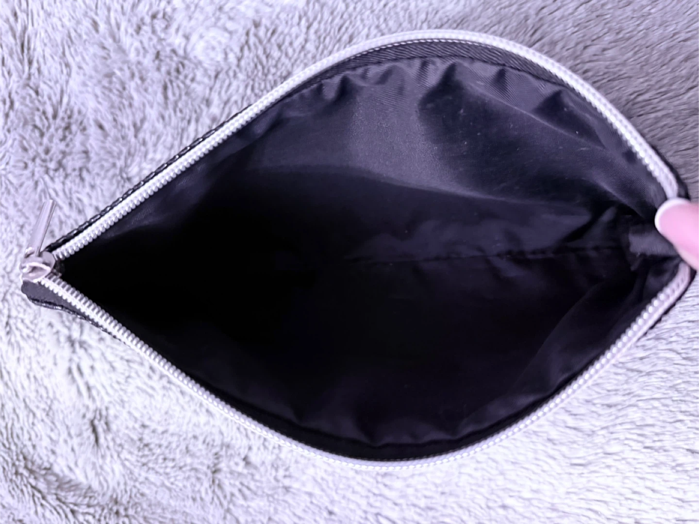 Black Clutch Purse with Wrist Strap - photo 4