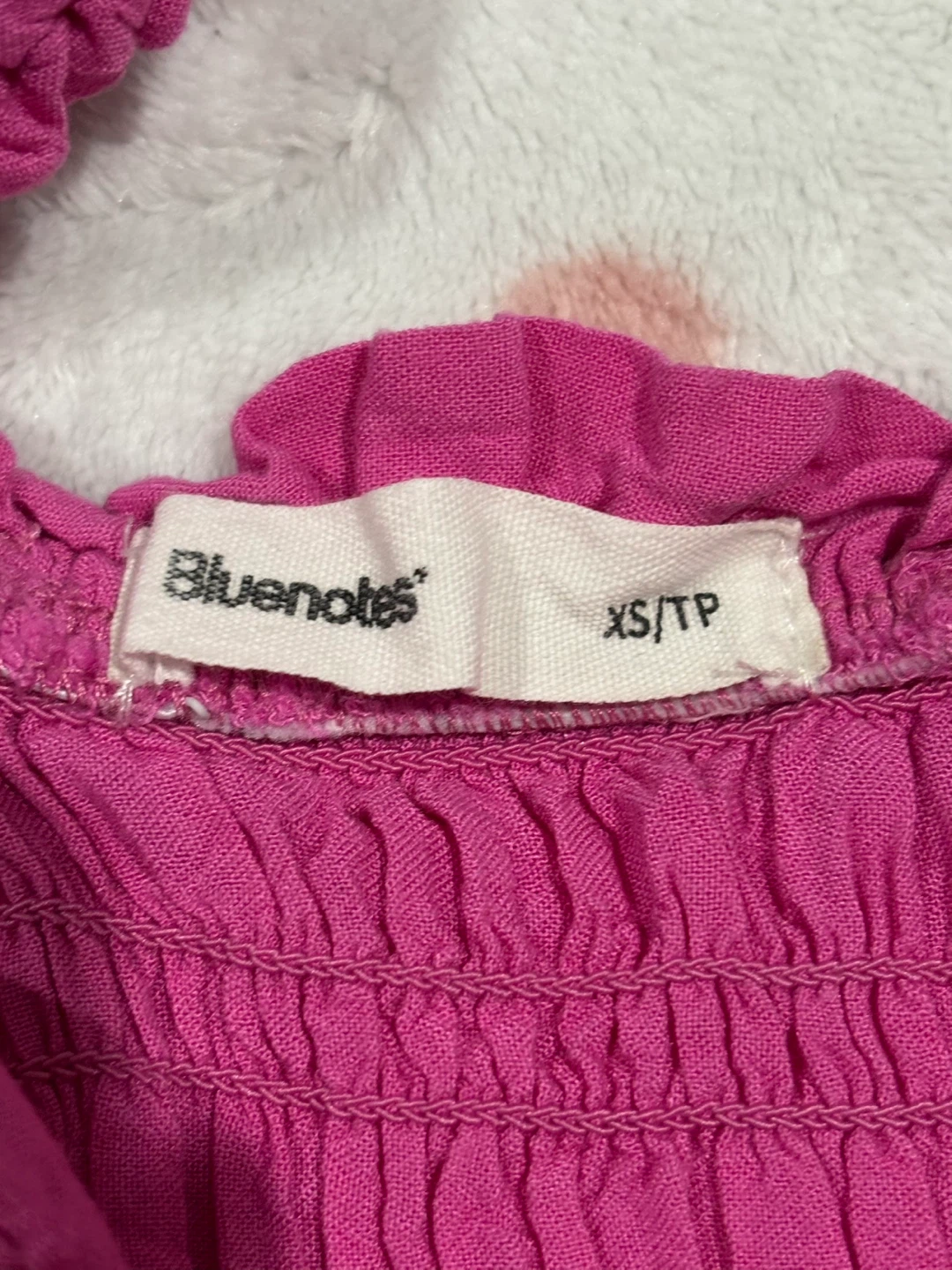 Bluenotes Pink Smocked Sundress XS/TP - photo 2