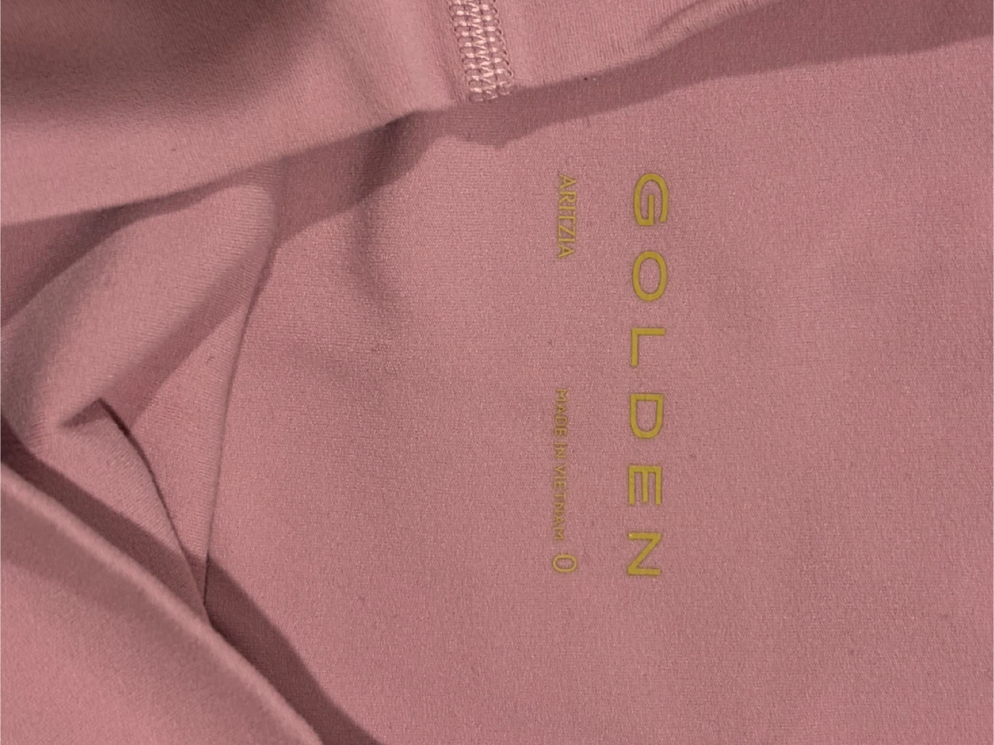 Aritzia Golden Matte Shorts - Dusty Rose 0 - photo 2