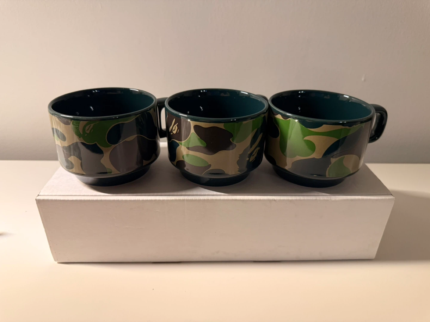 "A BATHING APE" BAPE Camo Cups Set of 3