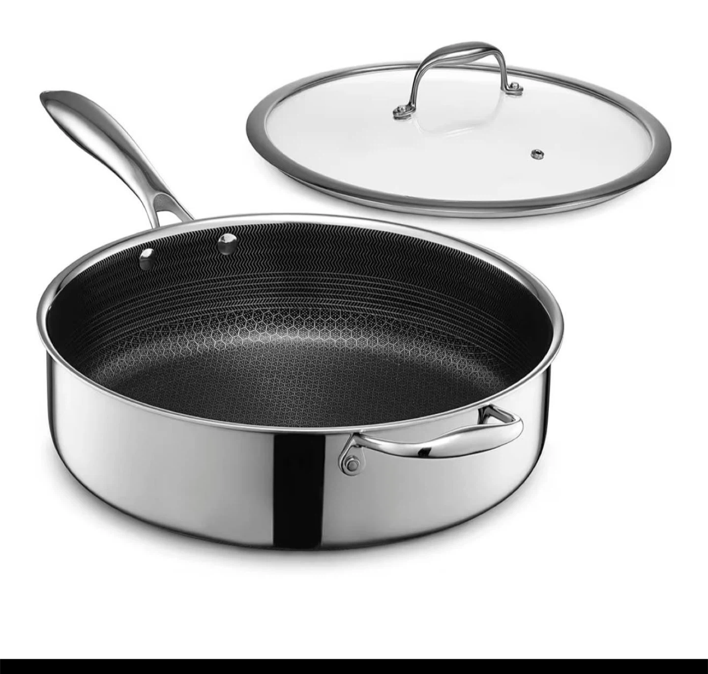 5.5QT Deep Sauté Pan & Lid- Brand New in box.