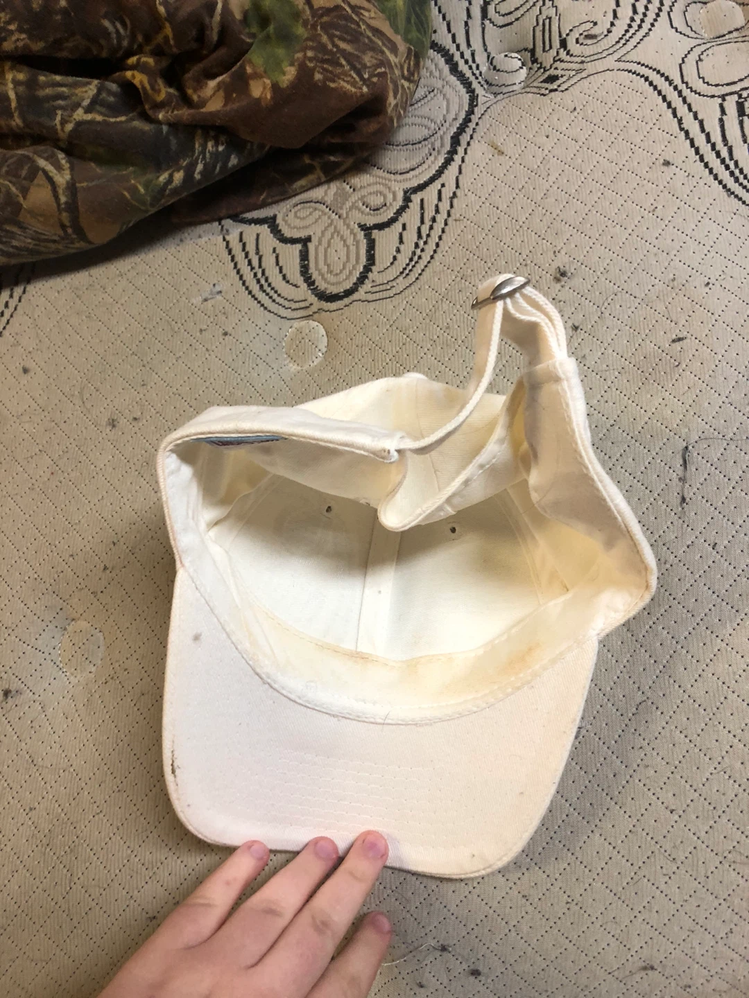 Cream Edmonton Oilers Baseball Cap - photo 2