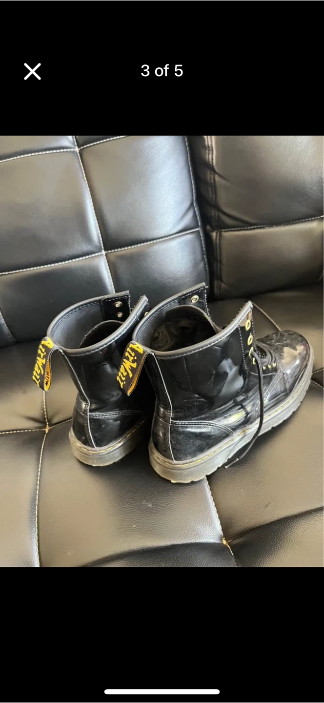 Dr. Martens Black Patent Leather Boots - photo 3