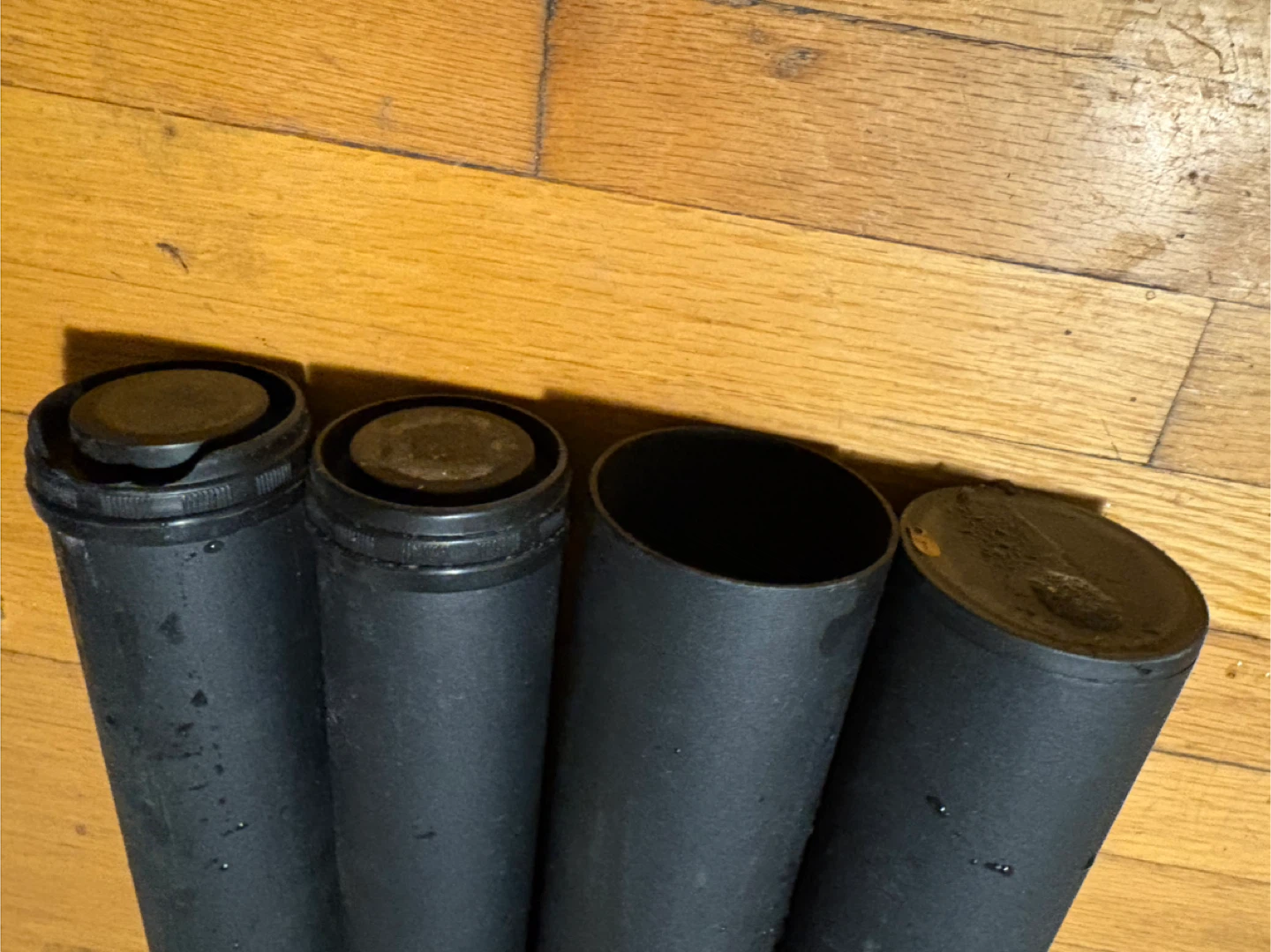 Set of 4 Black Furniture Legs - photo 2