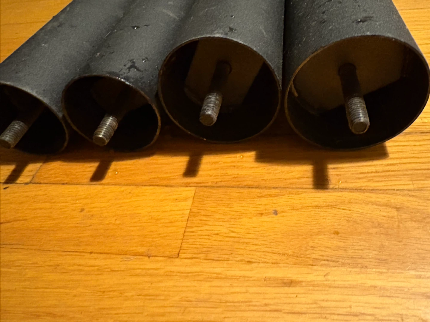 Set of 4 Black Furniture Legs - photo 3