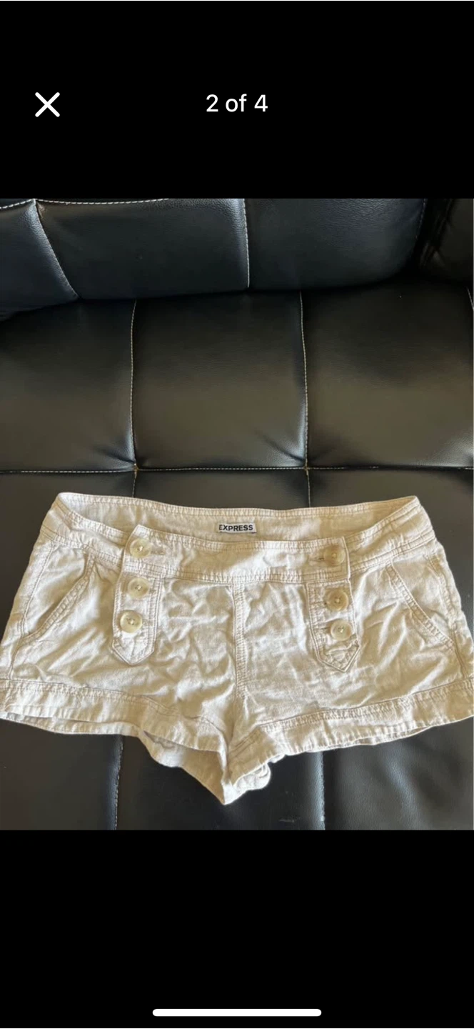 Express Women's Linen Blend Shorts Size 8