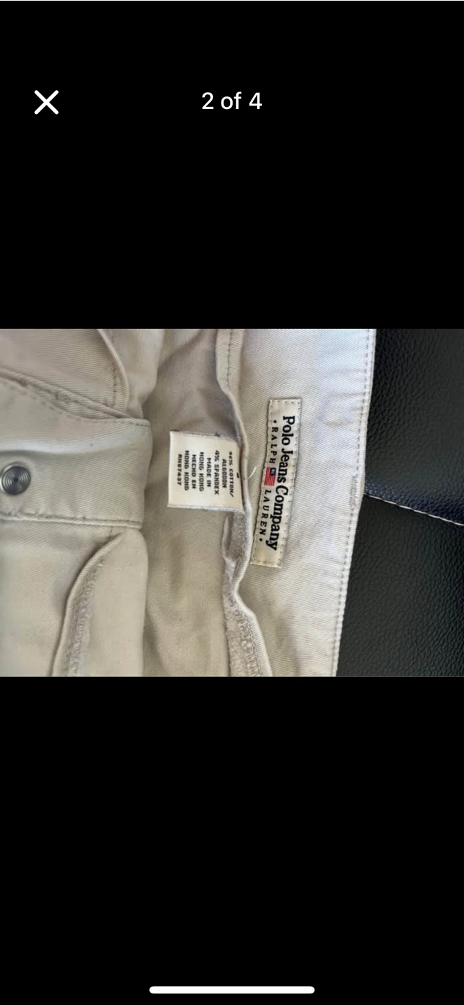 Polo Jeans Ralph Lauren Beige Cargo Skirt Size 8 - photo 2