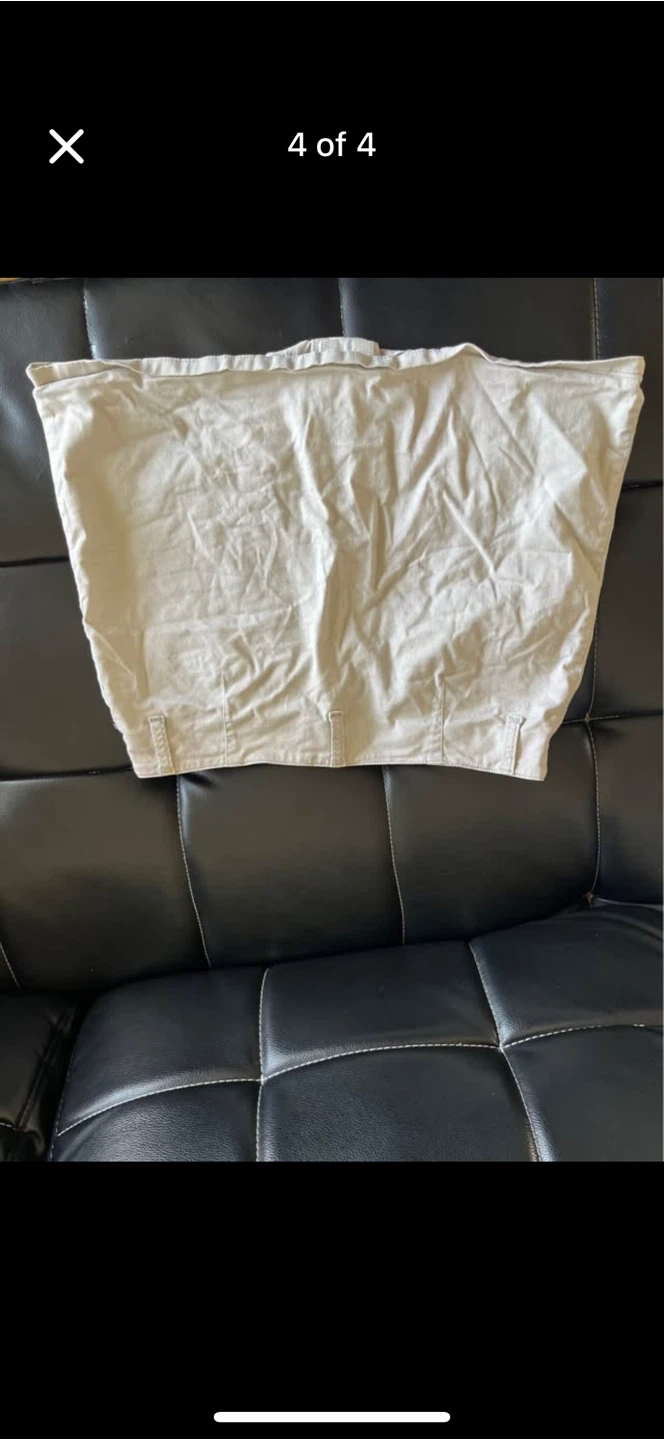 Polo Jeans Ralph Lauren Beige Cargo Skirt Size 8 - photo 4