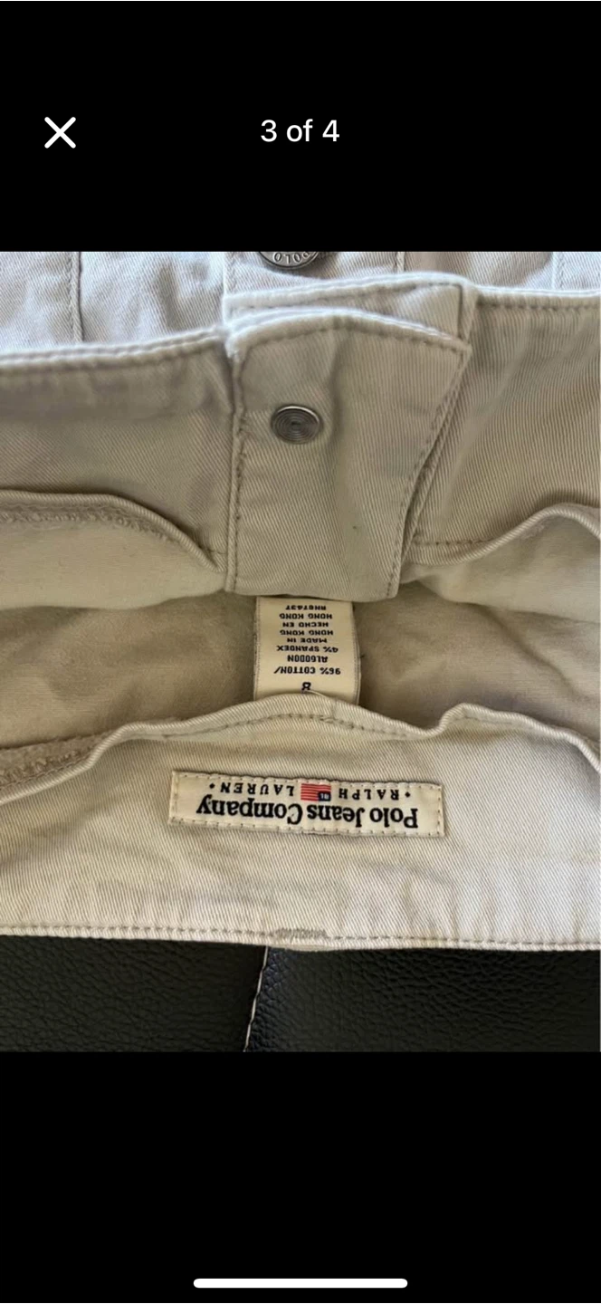 Polo Jeans Ralph Lauren Beige Cargo Skirt Size 8 - photo 3