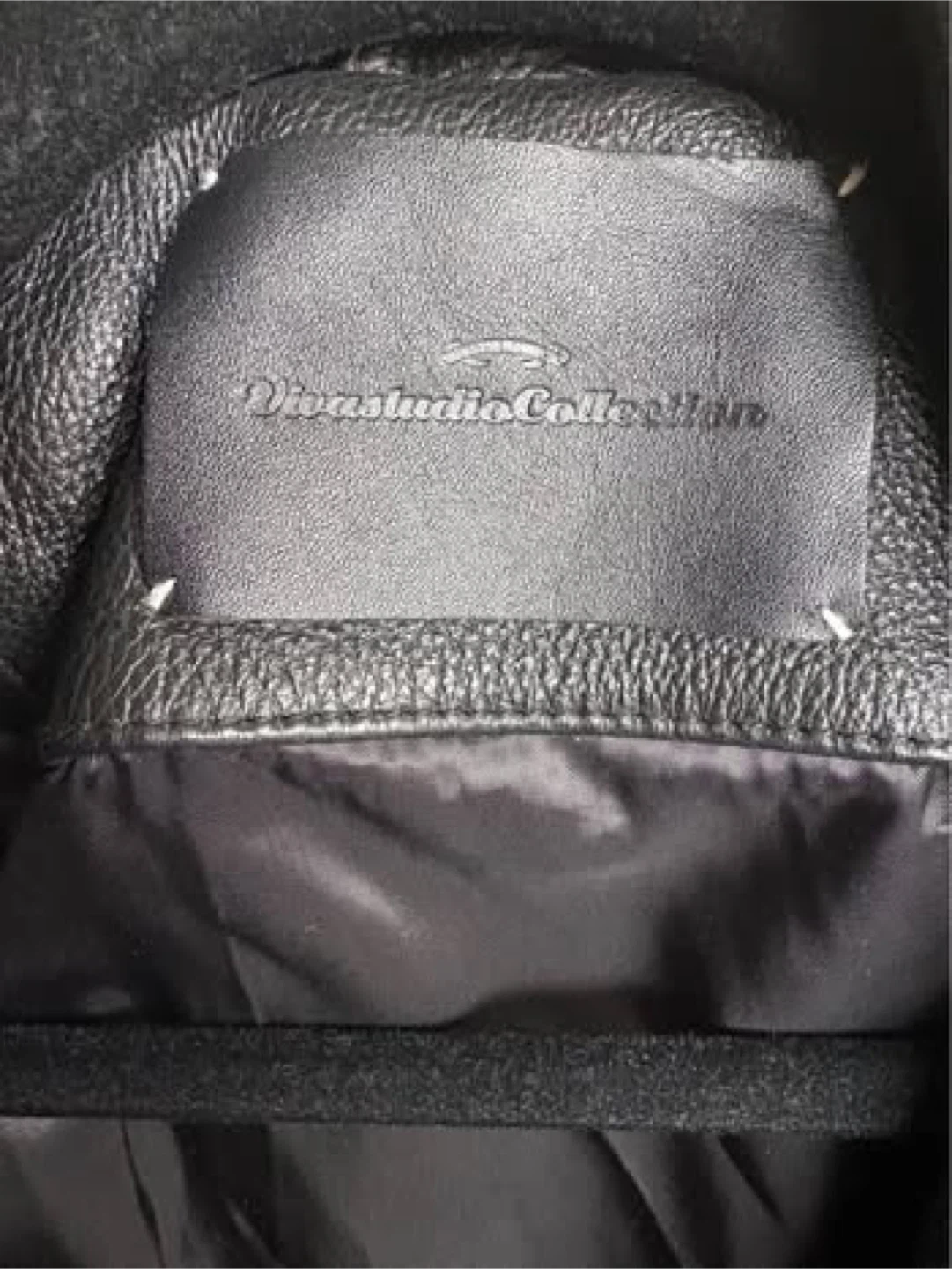 Vivastudio Collection Black Leather Moto Jacket - photo 3