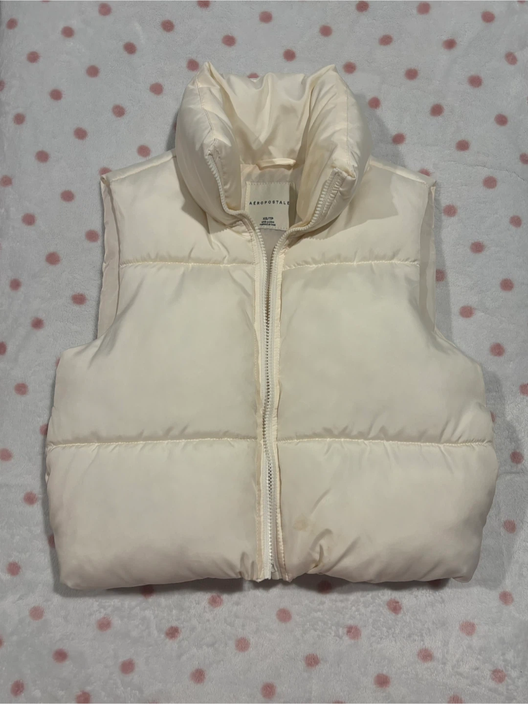 Aéropostale Puffer Vest XS/TP Cream