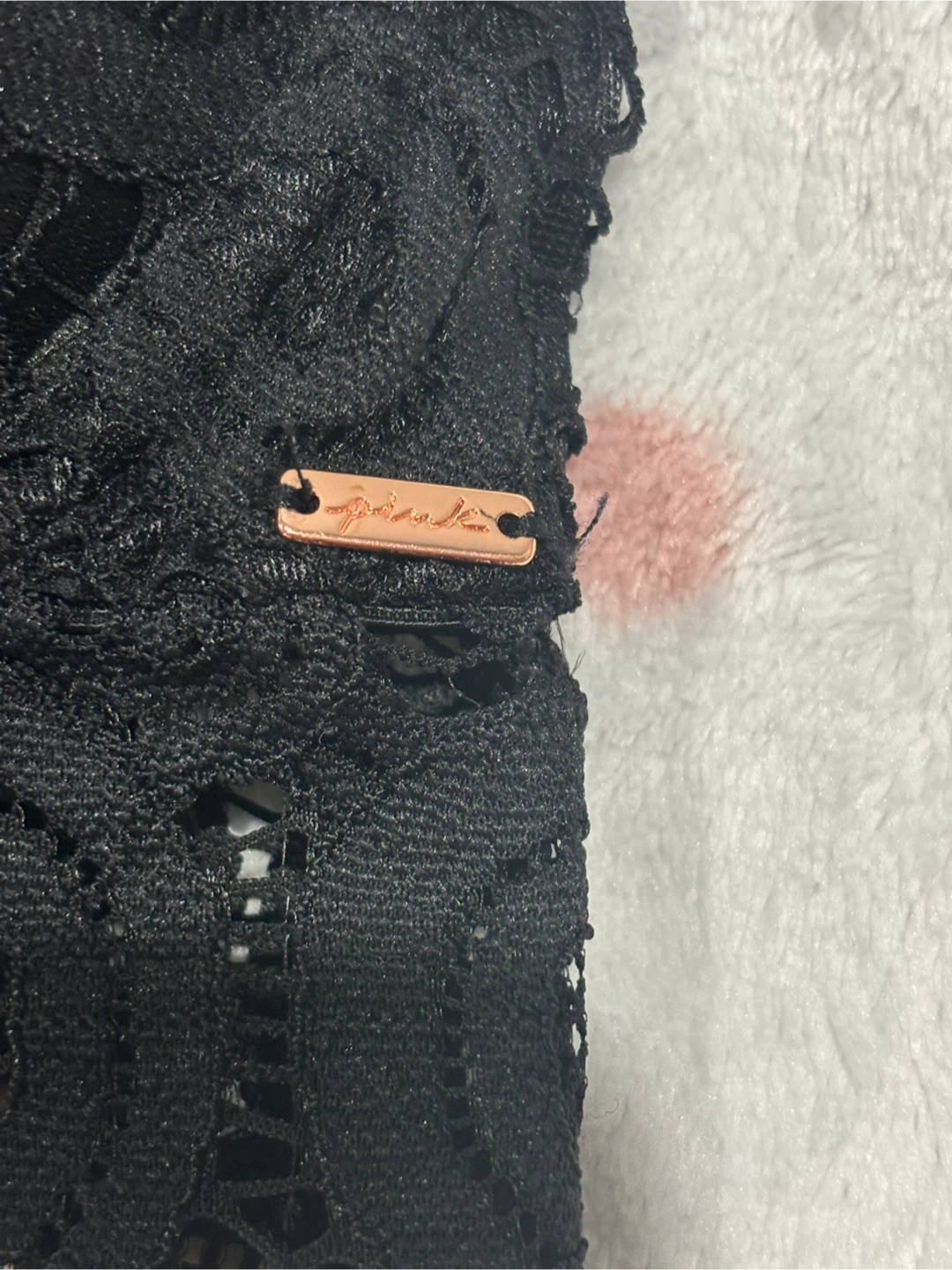 Pink Victoria's Secret Black Lace Bralette - photo 2