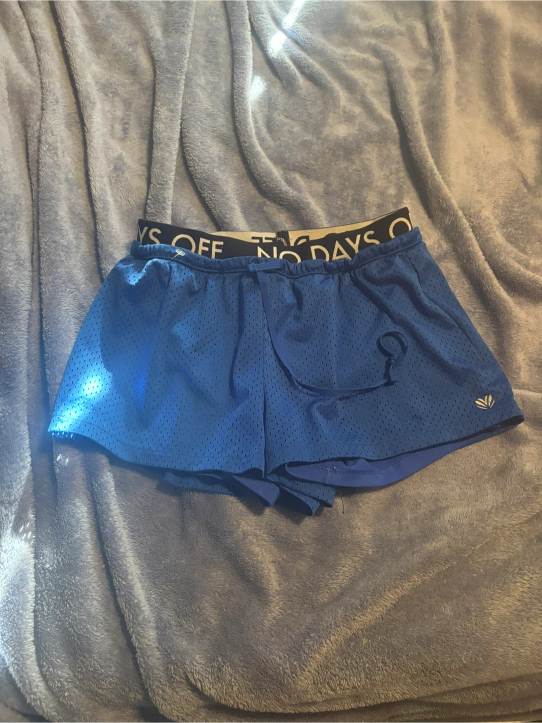 Blue Mesh Shorts