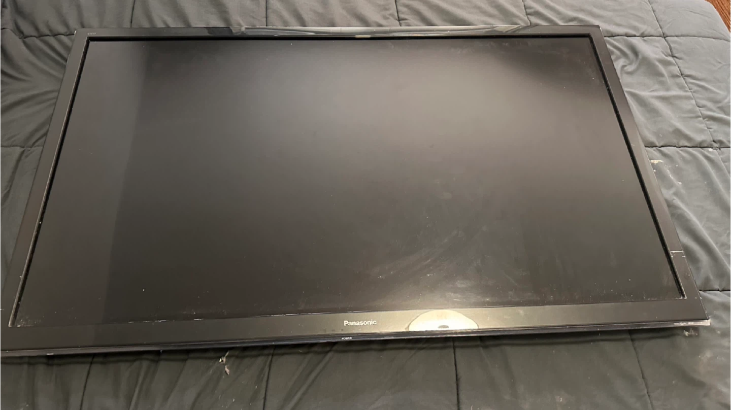Panasonic TV with Wall Mount and Stand