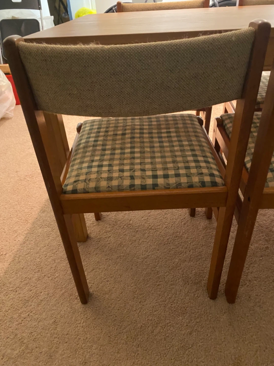 Wooden Dining Table and Chairs Set - photo 2
