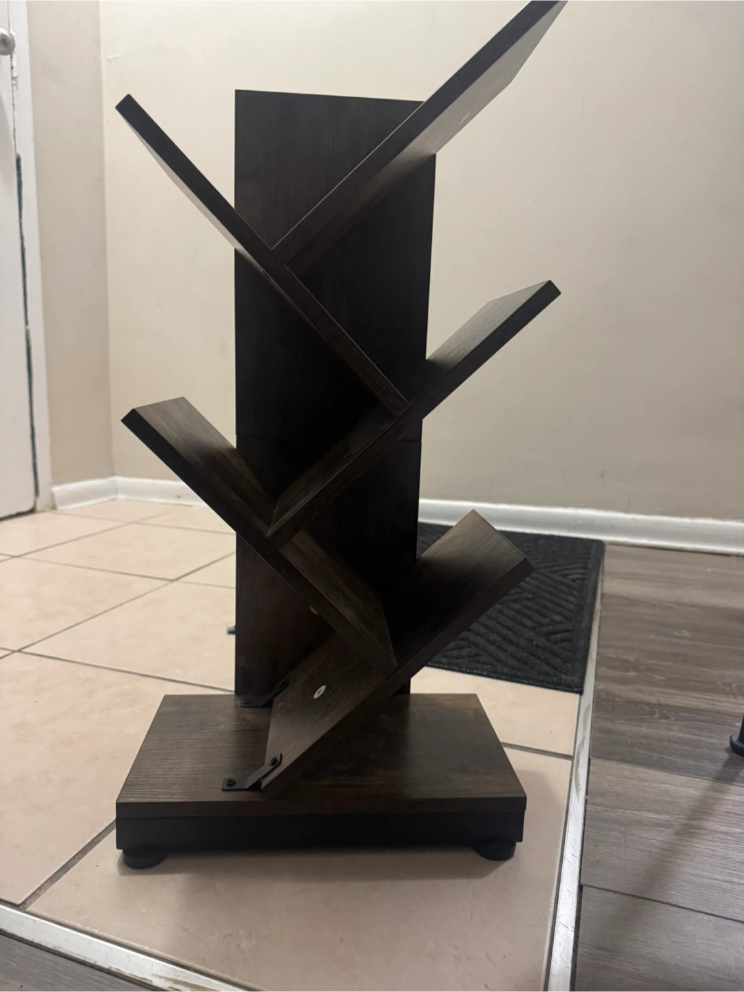 Dark Wood Tree Bookshelf - photo 2