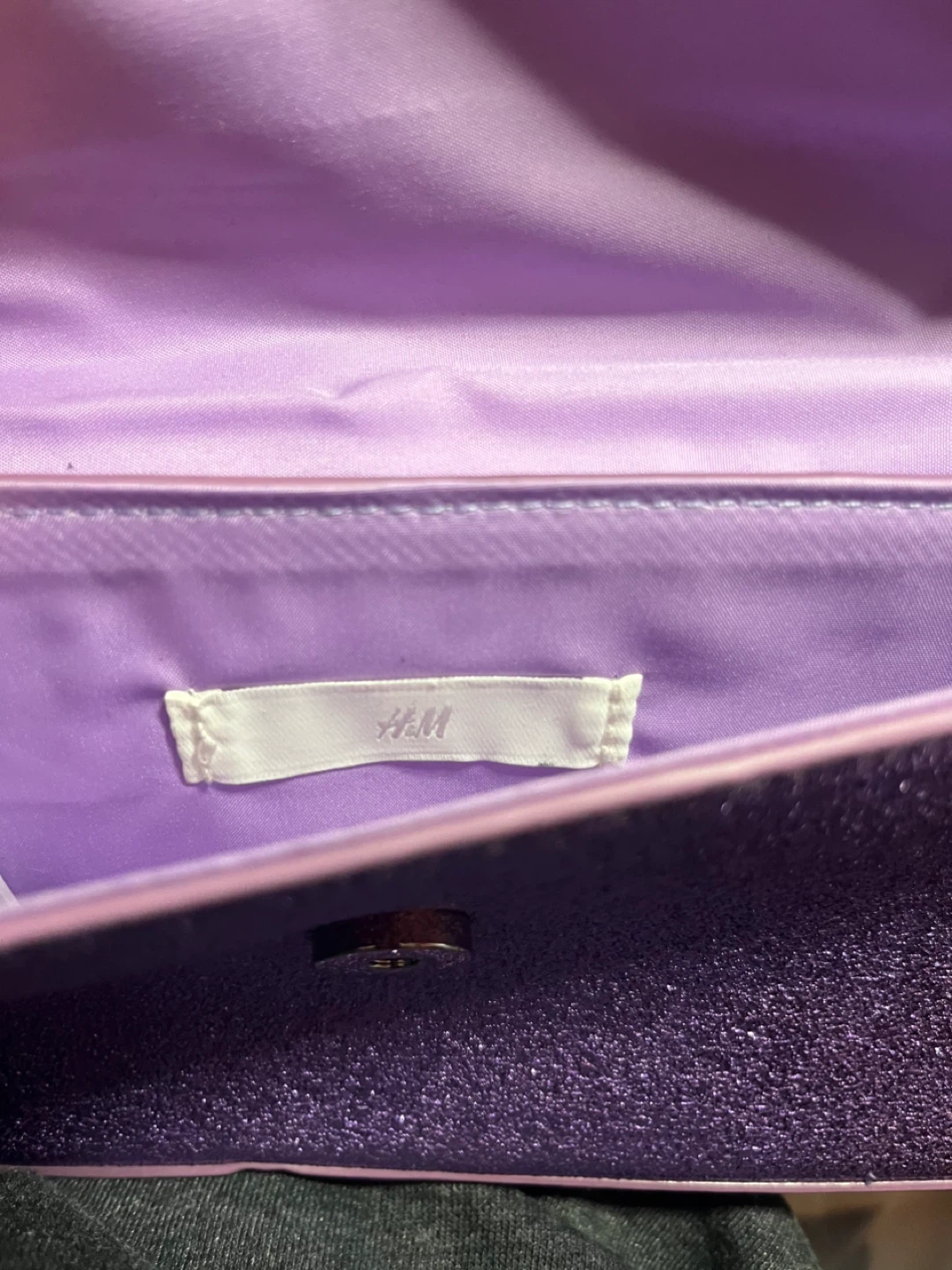 H&M Purple Glitter Shoulder Bag - photo 2