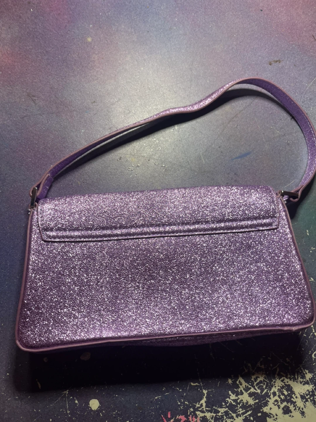 H&M Purple Glitter Shoulder Bag - photo 3
