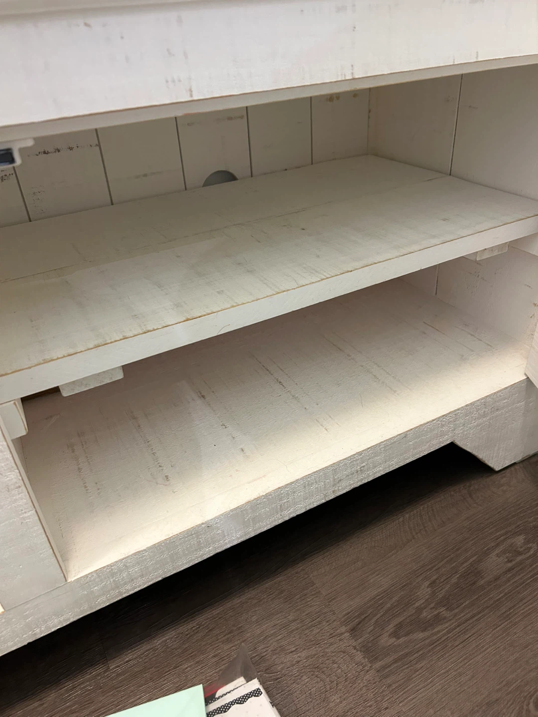 White Console Cabinet - photo 5