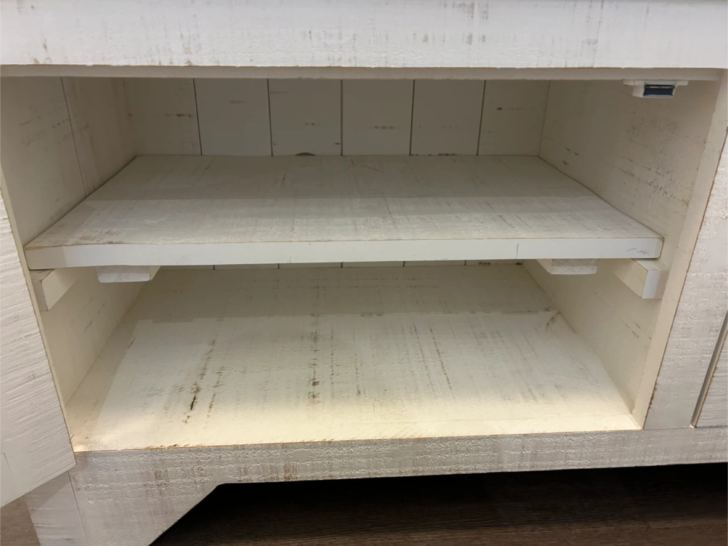 White Console Cabinet - photo 4