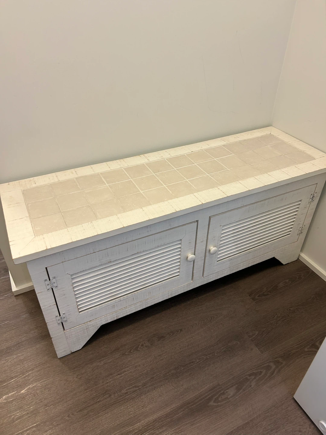 White Console Cabinet