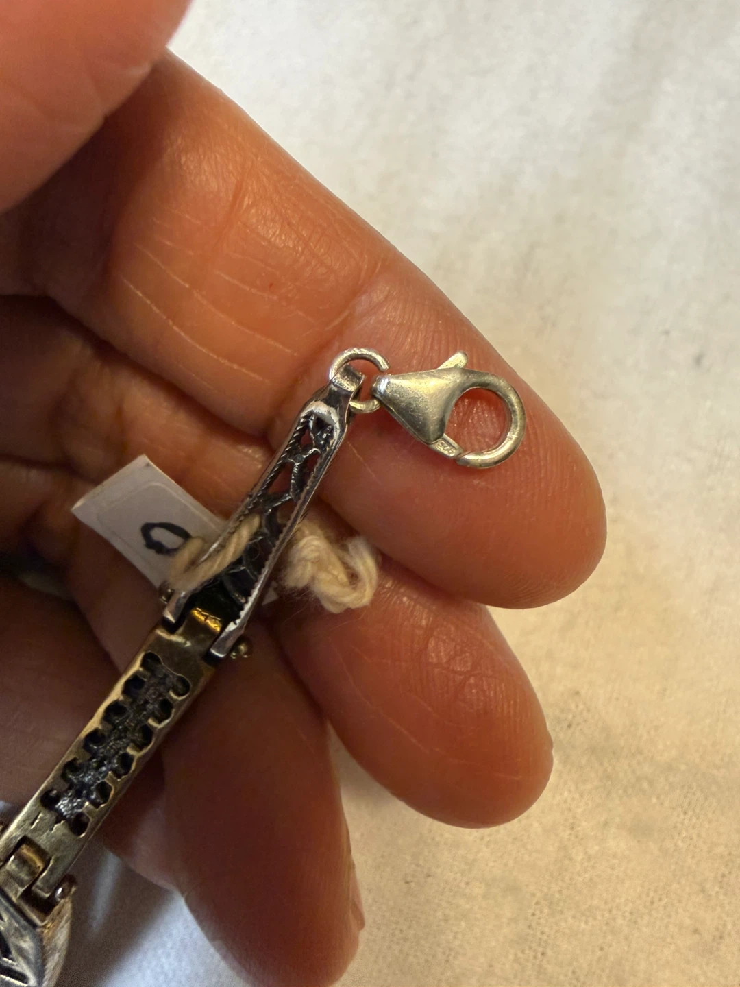 Elaborate sterling silver with copper 6.5” Bracelet - photo 4